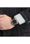 Case Metalic Cord Black Color Men's Wristwatch - 4