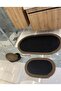 70X120Cm,40X60Cm. Bathroom Set with 2 Mats, 2 Oval Baskets. Gift, Dowry, Bohemian, Decorative - 6