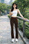 Women's Steel Mesh Corset Wide Leg Leggings - 5