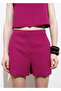 Mid-Rise Straight Cut Shorts