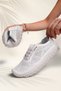 Genuine Leather Black Women's Sneaker – Breathable Lightweight Casual Sports Shoes - 3