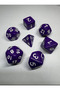 Dnd Epoxy Frp Dice Set 7-Piece Set Dnd Dice Dungeons and Dragons Tabletop Game Dice Purple - 2