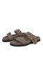 , Women's Genuine Leather Slippers 1611062Z4050 Mink - 7