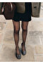 Round Toe Leather High Heels - 2