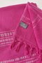 100% Cotton Towel Peshtemal Peskir Set-Striped Beach Towel Set-Fuchsia - 4