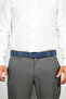 Genuine Suede Leather Men's Belt 3.5 cm Original Classic Fabric Trouser Belt - 3