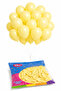 50-Pack Yellow Macaron Balloons Light Soft Pastel Birthday Balloons Chick Banana Lemon Vanilla Yellow - 3