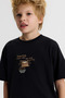 8-14 Years Old Panther Theo Boys' Suit-Black - 3