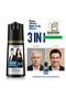 Baspari 3-in-1 Hair Color Dye Shampoo | Turns Grey to Black in 5 Minutes | Ammonia-Free | Shampoo + - 4