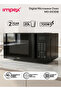 20L Digital Microwave Oven (MO 8101ADB) |700W Power|9 Preset Menus|Child Lock|Defrost |Timer