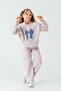 5-9 Years Old Butterfly Magic Girl's Suit-Lavender - 5