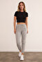 Basic Designed Jogger Sweatpants with Elastic Waist - 3
