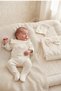 Jacquard Set of 3 100% Cotton Blanket Overalls Set Pugi Newborn Baby Set Organic Luxury