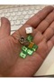 1 cm Green Square Plastic Paving Stone 50 Pcs - 2