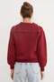 3 Thread Teddy Bear Embroidered Half-Zip Sweatshirt - 6
