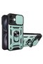 Husa pentru iPhone 16 Plus, Techsuit, CamShield, Verde