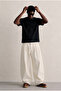 Men's Regular Crew Neck Cotton Basic Black T-Shirt - 6