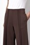 Modal Touch Rib Detailed Straight Leg Trousers - 6