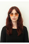 Unisex Round Sunglasses Gold Color Frame Beige Glass Uv Protection Marm C3 - 2