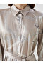 Original Patterned Women's Shirt Dress - 5