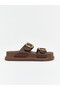 Nevavm Leather-Look Double-Strapped Women's Slippers with a Difference - 6