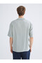 I Stay Comfortable Cuban Roba Collar Short Sleeve Muslin Men's Shirt from Freezen Store - 5