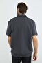 Zippered Polo Neck Piqué T-Shirt - 8