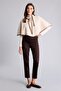 Sigaret Normal Bell Flat Leg Satin Trousers (26 Sp) - 2