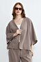 Single Button TENCEL™ Fabric Oversized Jacket - 3