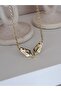Solid Gold Zircon Stone Leyla & Serenay Necklace - 2