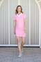 Striped Polo Neck Lycra Dress