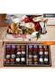 2-Pack Sock Drawer Organizer,Foldable Underwear,Fabric Dresser Grids,Wardrobe Storage Boxes,Grey - 6