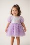 Greta Ruffle Detailed Special Occasion Eid Dress for Girls - 3