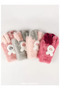 95% Acrylic 5% Elastane, Girls' Soft Gloves (Age 4-8) - 4