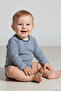 Baby Boy Snap Fastener Bodysuit Striped 9 Months-3 Years, Indigo