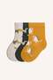 Animal Patterned Seamless 4-Piece Cotton Long Socks for Baby Boy H9188A5Ns