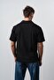 Men's Original Written Regular Fit Polo Collar T-Shirt Black - 5