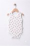 100% Cotton Set of 6 Sleeveless Baby Bodysuits - Newborn & 3-12 Months |   Bear, Animal, Heart, Mom Dad, Carrot and Cute Bear - 7
