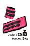 2.5 Kg x 2 Pink Wrist or Ankle Weights - 5