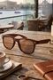 Women's Uv400 Matte Brown Wayfare Sunglasses 23010C3 Light Glass - 5