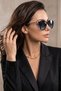 Women's Uv400 Black A.Degrade Sunglasses Gold Sap Wp25-28 C2Lightdeg - 4