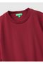 Women's plum 100% cotton boxy fit t-shirt - 3