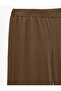 Modal Blend Comfortable Cut Pajama Bottoms with Elastic Waist - 4