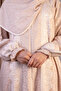 Prayer Dress Oversized Zippered Woven Fabric Crew Neck - 3