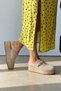 Martin Beige Genuine Leather Slippers - 3