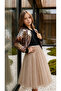 Special Occasion Evening Dress with Sequin Jacket for Girls - 2