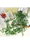 2PCS-without basin 2PCS Hanging Mandala Green Plant for Indoor Outdoor Living Room Yard Home Decor W - 2
