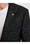 Black Wool Blend Ex. Slim Fit Jacket 50291928-Vr046 - 6