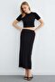 Basic Slit Modal Skirt 2-Piece Set - 6