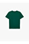 Crew Neck Short Sleeve Printed Cotton T-Shirt - 6